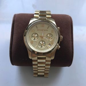 Michael Kors Runway Gold Tone Watch